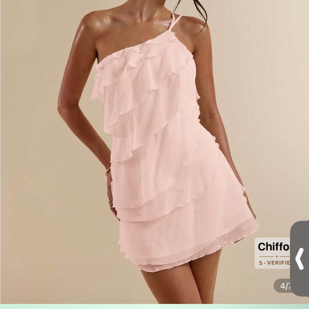 Pink Ruffle Dress